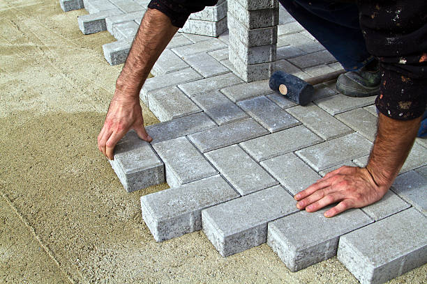 Permeable Paver Driveway in Lampasas, TX